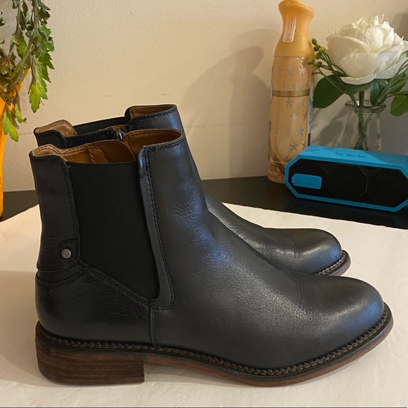 Franco Sarto Horrace Black Leather Bootie - Picture 2 of 11